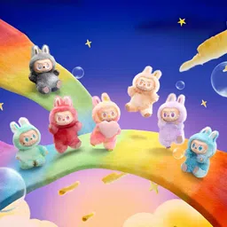 have fun Premum Quality Labubu Toy | Labubu Doll Soft Toy For kids | Random color - 17 cm image 5