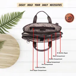 pinato Men & Women Brown Messenger Bag image 3