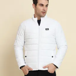 seaser Men Solid Bomber Jacket image 5