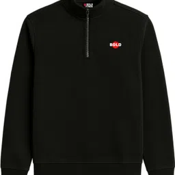 bold fitness Men Full Sleeve Solid Hooded Sweatshirt image 1