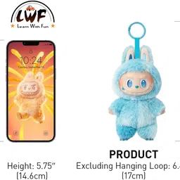 learn with fun Cute Monsters loyalty Doll for Kids - 17 cm image 2