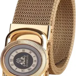 Men Casual Beige Nylon Belt-image-7