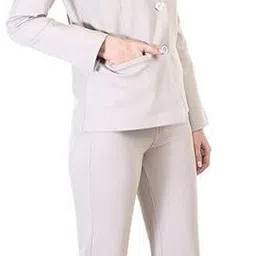 theclassictogs Women Solid Single Breasted Casual Blazer image 3