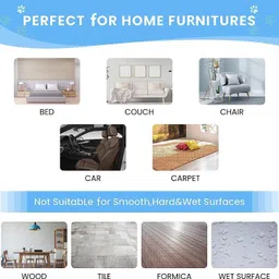 trujve 1pcs Pet Hair Remover for Furniture/Bed Hair Remover Brush for Dog & Cat Lint Roller image 5