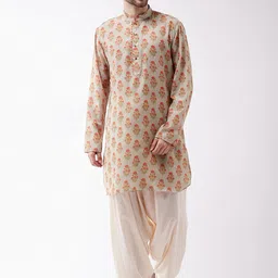 Men Muslin Kurta Pyjama Set-image-6