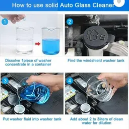 ajad CW10-BLUE-ECO-34 Tablet Concentrate Vehicle Glass Cleaner image 3