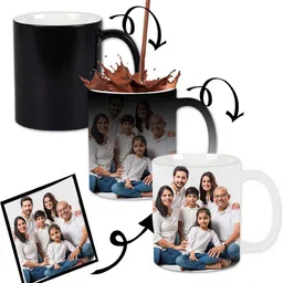 printkart Personalized Photo and Text Ceramic / Cup For Birthday , Anniversary Gift Magic Ceramic Coffee Mug-picture-10