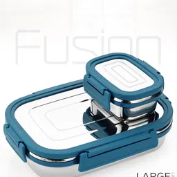 flipkart smartbuy Steel Tiffin for Kid 2 Containers Lunch Box-picture-10