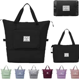 kardiff 10 L Gym Duffel Bag - Foldable Duffle Bag for Travelling green - Black-picture-16