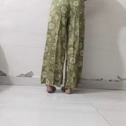 fesnova GREEN PLAZZO Women Pyjama image 2