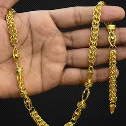 rkb sales 1gm gold plated High Quality chain for men Gold-plated Plated Alloy Chain-picture-20