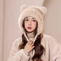 brats n beauty Self Design Beanie image 2