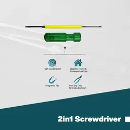 snomex 2 IN 1 Screw Driver with 8" Lineman Plier, Wire Cutter Line Tester Set of 4 Pcs Lineman Plier image 5