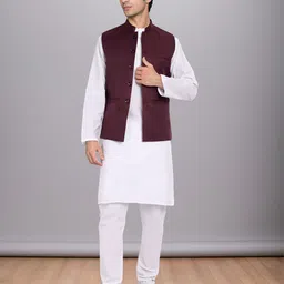 rocksy Solid Men Waistcoat image 3