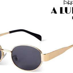 a luins Polarized Oval Sunglasses (Free Size) image 4