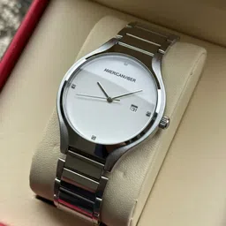 americanviber Steel Watch | Adjustable Strap | Date Function | Premium Dial Design Analog Watch - For Men AVM0039 image 5