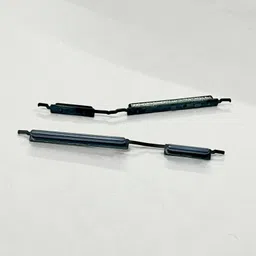 AceKing Samsung M30S : Black Compatible Outer Power Volume Buttons External Side Keys Power ON/OFF Button image 1