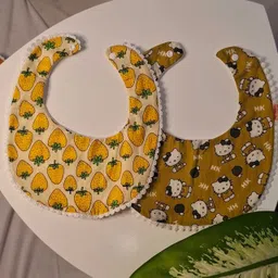 babycov Baby Cotton Bib | Soft & Washable Feeding Bib for Infants & Toddlers-picture-26