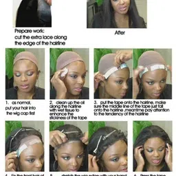 liya 20 Yards DOUBLE SIDED TAPE| HAIR WIG TAPE| WALKER TAPE | Medium Cloth / Cotton Tape (Manual) image 5