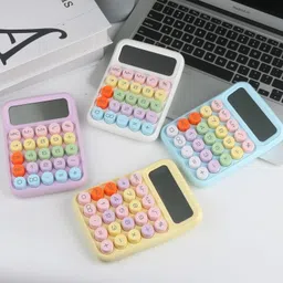 q7 brand Calculator Multicolor Az7 12 Digits Large LCD Display Calculator pack1_AZ7 BasicCalculator-picture-11