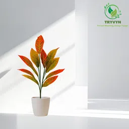 tryvyn TRTVYN 26 Leaves Greenery Faux Plant (Pot Not Included) Wild Artificial Plant Wild Artificial Plant image 4