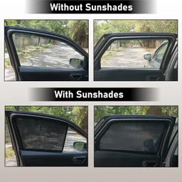 rakrish Rear Window, Side Window Sun Shade For Tata Nexon EV image 4
