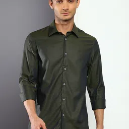 Calvin Klein Jeans Men Pure Cotton Slim Fit Casual Shirt-picture-43