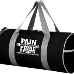 k.s enterprises 20 L Gym Duffel Bag - premium quality sports bag with separate shoe compartment water resistant - Black-picture-33