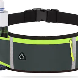 KRAPTICK Running Waist Belt with 3 Pockets | Adjustable, Waterproof & Sweatproof Jogging Belt | Sports Hydration Belt for Running, Gym, Cycling-picture-20