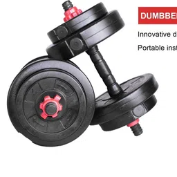 gym insane 15 kg 3IN1 Convertible Dumbbell Set 8-16 kg Barbell Rod kit for home workout & Fitness Home Gym Combo image 3