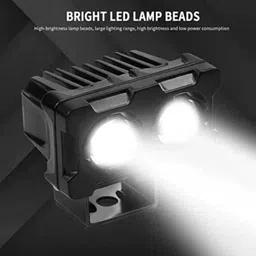 bikebloom LED Fog Lamp Unit for KTM, Honda, TVS, Bajaj, Hero Universal For Car image 3