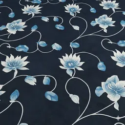 morado Woolen Double Flat 120 TC Printed Bedsheet image 2