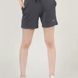 nexsus apparels Solid Women Grey Casual Shorts-picture-37