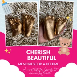 craftpro Two Hand and Foot Casting Kit Baby Handprint and Footprint Kit for Newborn Baby image 5