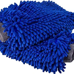 naba Microfiber Single sided hand glove Duster For Car,Bike,Home,Office Wet and Dry Duster image 5