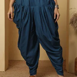 letsdressup Solid Rayon Women Harem Pants-picture-10