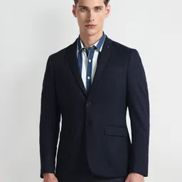 arrow Men Solid Single Breasted Formal Blazer-picture-47