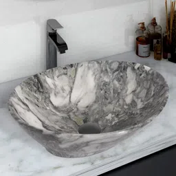 plantex Wash basin Ceramic Basin for Bathroom/Table Top Ceramic Basin for Bathroom - (BOAT-NS-552) Counter Top-picture-26