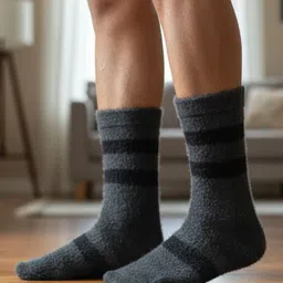 cdeck Men Self Design Calf Length-picture-30