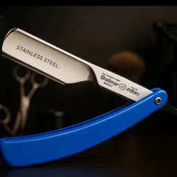 shalimar scissors company Straight Edge Barber Shaving Razor For Men Saloon(FREE Blade Inside),Men & Women, Men & Women image 5