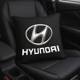 zoom trade Black Polyester Car Pillow Cushion for Hyundai image 4