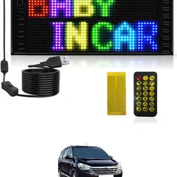 ayw Programmable LED Sign High Quality Flexible Screen Light-178 Car Fancy Lights image 1