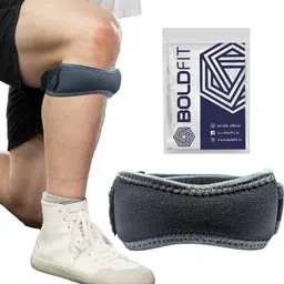 boldfit Knee Cap For Pain Relief Guard Brace Band Gym Knee Support Sleeve Pad Belt Wrap Knee Support-picture-10