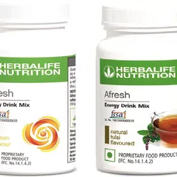 herbalife Afresh Energy Drink Mix Lemon and Tulsi Flavor 50 GM in Pack of 2 Energy Drink-picture-13