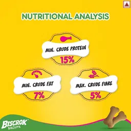 pedigree Biscrok Biscuits (Above 4 Months) Milk, Chicken Dog Treat image 4