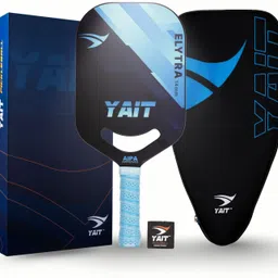 yait sports Elytra Edgeless Pickleball Paddle | 14mm Hotpress Carbon | Cover Bag Pickleball Paddle image 1