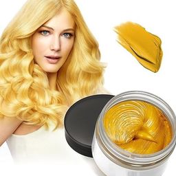 florero Temporary & instant Gold hair color wax , Golden-picture-38