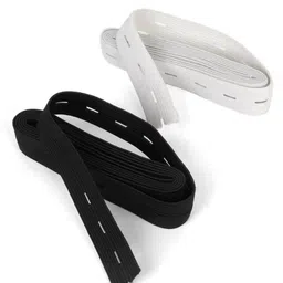 pankshri enterprise Knitted Black, White Elastic-picture-26