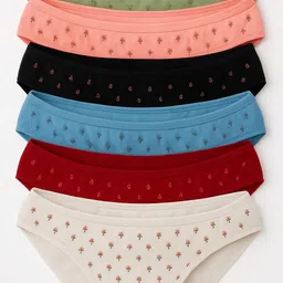 fanmade Pack of 6 Women Hipster Multicolor Panty-picture-19