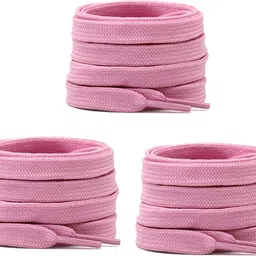 house of common Shoe lace Light Pink flat 120cm shoe laces for Baby Pink canvas sneakers shoes Shoe Lace-image-90